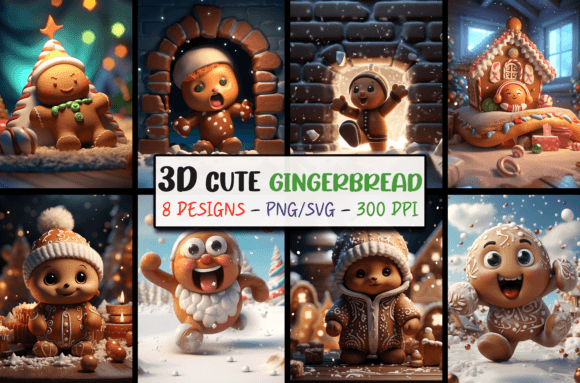 3D Christmas Backgrounds Gingerbread SVG Embroidery Review