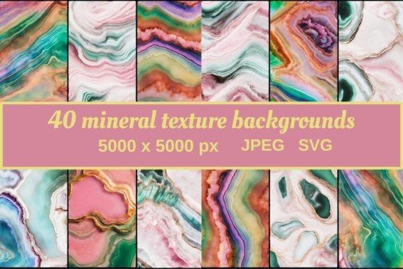 40 Mineral Texture Backgrounds: A Stitch-Ready Review