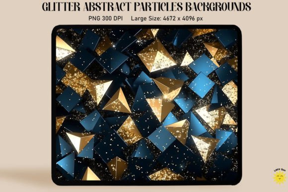 Abstract Glitter Particles Backgrounds Graphics