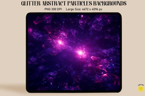 Abstract Purple Particles Backgrounds: Embroidery Design Review