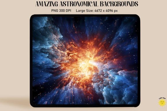 Beautiful Big Bang Universe Backgrounds for Branding