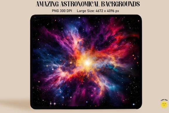 Colourful Galaxy Supernova Graphics & Backgrounds