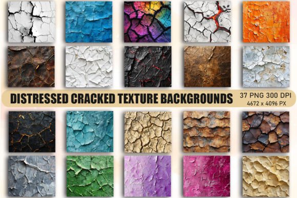 Distressed Cracked Texture Backgrounds: A Designer's Take
