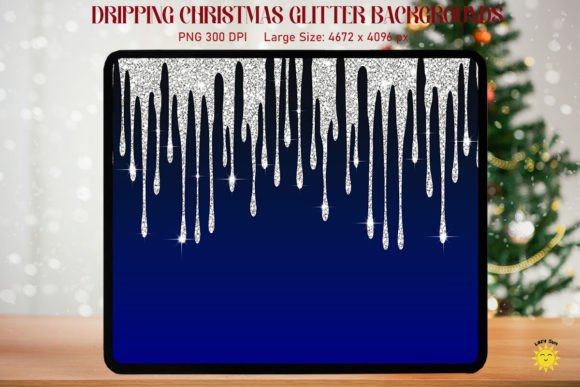Dripping Christmas Glitter Backgrounds: A Designer Review
