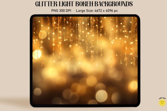 Golden Glitter Light Bokeh Graphics & Backgrounds Review