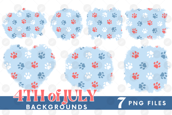 Graphics Review: American 4th of July Cat Dog Backgrounds