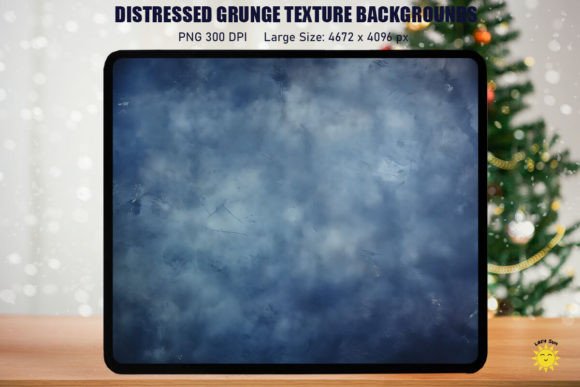 Indigo Grunge Texture Backgrounds for Graphics & Design