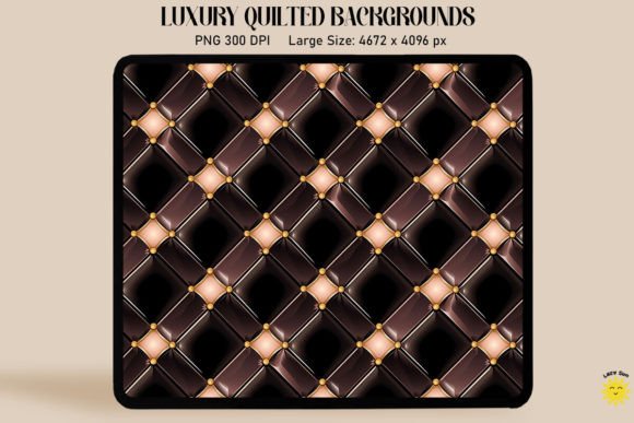 Luxury Quilted Backgrounds: Graphics & Backgrounds