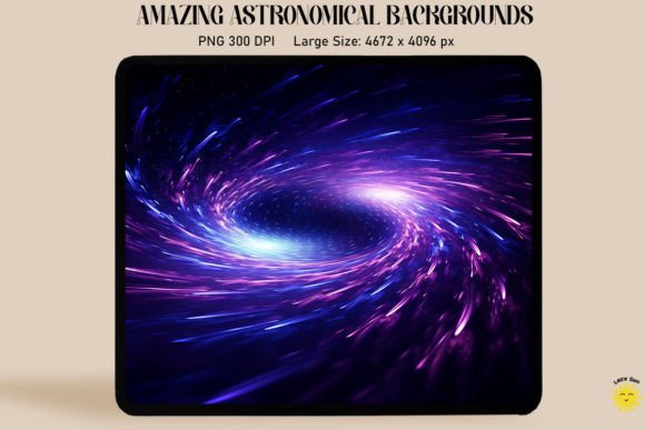 Magical Purple Galaxy Backgrounds: Graphics & Branding Review