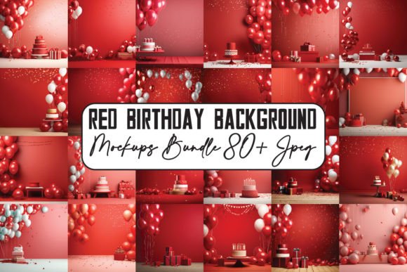 Mega Birthday Backgrounds Graphics Mockups Review