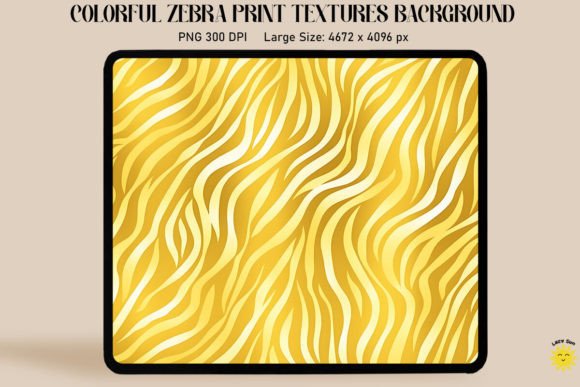 Pastel Yellow Zebra Print Backgrounds Graphics