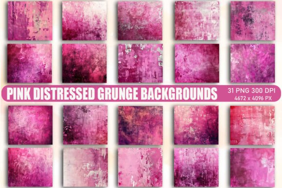 Pink Distressed Grunge Backgrounds – A Designer Review