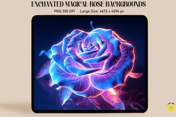 Stunning Magical Rose Backgrounds Graphics