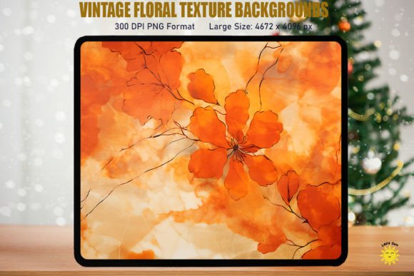 Vintage Floral Graphics & Backgrounds: Review