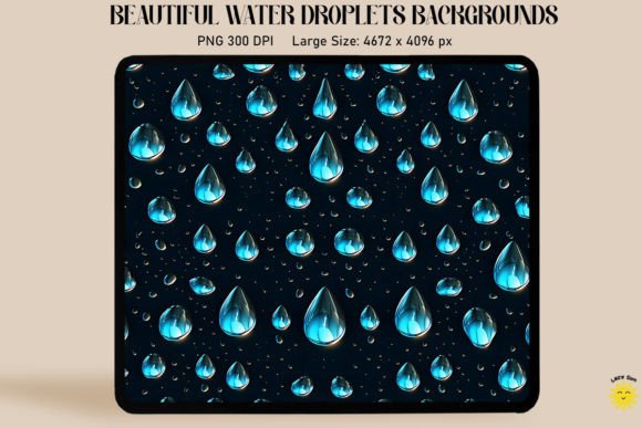 Water Droplets Metalcore Backgrounds: Premium Graphics for Editorial Impact