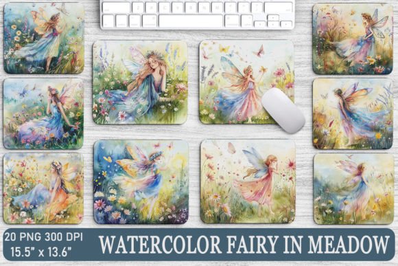 Watercolor Fairy Meadow Backgrounds: Graphics Review
