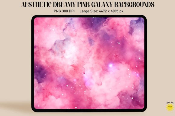 When Pink Galaxies Meet Thread and Fabric