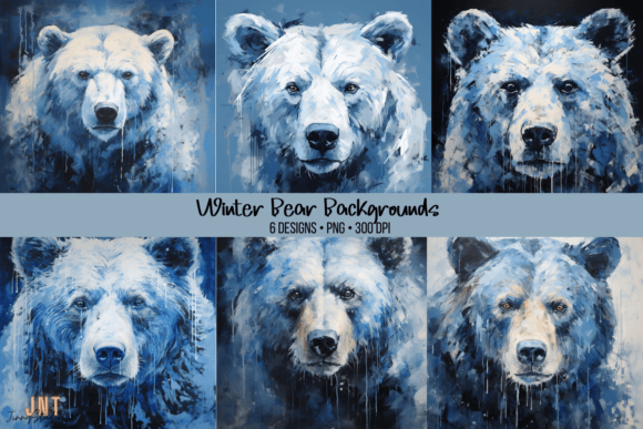 Winter Bear Backgrounds: Design Graphics Review