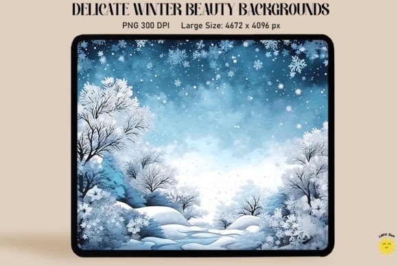 Winter Border Backgrounds Graphics & Backgrounds